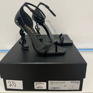 YSL Opyum Heels Size 36 Black Patent